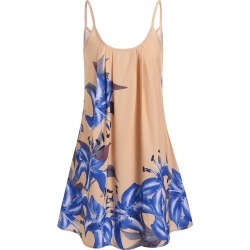 Casual Flower Mini A Line Dress