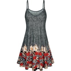 Floral Print Cami A Line Dress