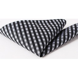 Fashion Checkered Pattern Wedding or Party Business Suit Pocket Square