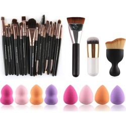 23 Pcs Makeup Brushes and Beauty Blenders