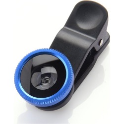 3 in1 Mobile Phone Camera Lens Kit Fish Eye Lens Super Wide Angle Lens with Black Universal Phone Clip