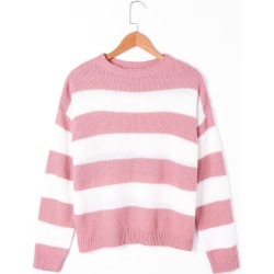 Two Tone Striped Sweater