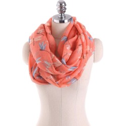 W1038 Dragonfly Animal Pattern Bali Scarf