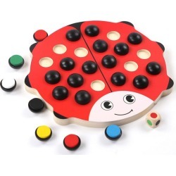 Red Ladybug Memory Game
