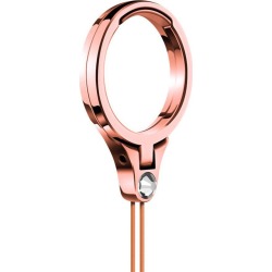 Crystal Lanyard Metal Mobile Phone Ring Stand Holder