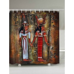 Ancient Egypt Painting Waterproof Shower Curtain