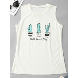 Cacti Print Tank Top
