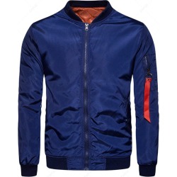Stand Collar Zip Up Jacket