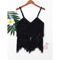 Sleeveless Knit Cover Up Top