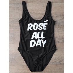 Scoop Neck Rose All Day Swimsuit