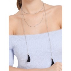 Alloy Tassel Chain Necklace