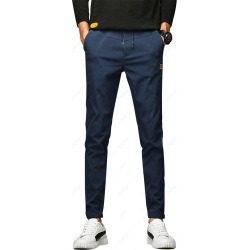 Drawstring Beam Feet Jogger Pants