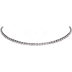 Alloy Chain Rhinestone Necklace