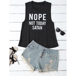 Graphic Armhole Tank Top