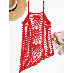 Crochet Beach Slip Cover Up Dress