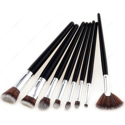 8Pcs Beauty Multipurpose Two Tone Hair Makeup Brushes