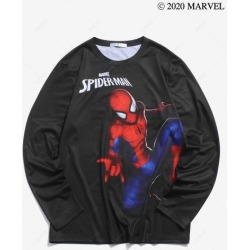 Marvel Spider-Man Letter Graphic T Shirt