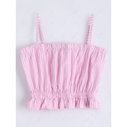 Ruffles Cropped Tank Top