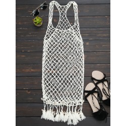 Seashell Crochet Cover Up Dress