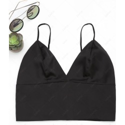 Satin Cropped Tank Top