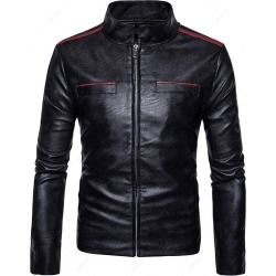 Stand Collar Zip Up Jacket