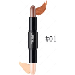 Double-head Facial Makeup Highlighter Concealer Pen Stick