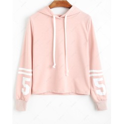 Striped Number Hoodie