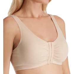 Fruit Of The Loom 96014 Comfort Cotton Blend Front Close Sports Bra (Sand 46) found on Bargain Bro Philippines from herroom.com for $9.80