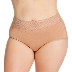 Warner's RS2241P No Pinching. No Problems. Modern Brief Panty (Toasted Almond 2X)