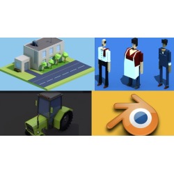 Learn to model characters, buildings and vehicles in Blender