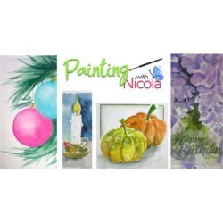 Watercolor paint fun & easy GREETING CARDS for all occasions
