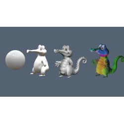 3d Coat Sculpture Modelling, Retopo, UVs and Paint