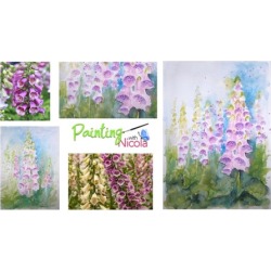 Paint WET into WET in watercolors. Loosen up & paint boldly.