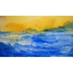 Alcohol Ink Abstract Play and Loosen Up Your Art with Air