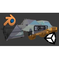 Low-Poly Vehicle Design in Blender for Unity Game Developers
