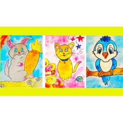 Drawing and watercolor techniques for beginners