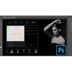How to Design a Dark Style Website in Photoshop