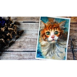 Paint a Realistic Cat in Watercolor: Inspiring Tutorial