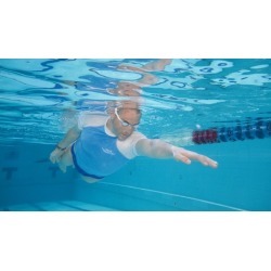Treat lower back in swimming, swim 1k freestyle