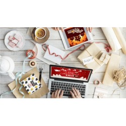Design Holiday Posters and Banners