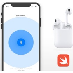 Build an AirPods finder app in Swift - iOS 13 - Xcode 11