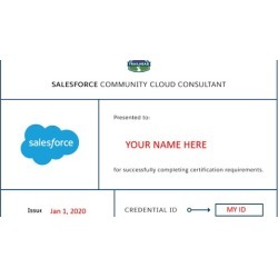 SFDC Certified Community Cloud Consultant Assessment Sets