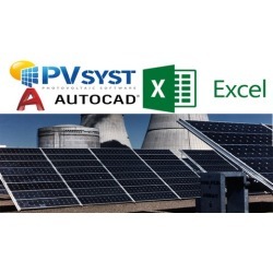 The Complete 2020 PV Solar Energy with PVsystExcelAutoCAD.