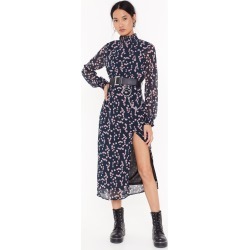 Plant Get Over Floral Midi Dress