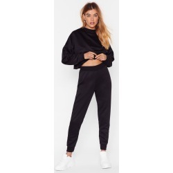 You Better Run Cropped Sweatshirt and Jogger Set