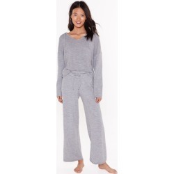 By Your Side Hoodie and Wide-Leg Pants Lounge Set