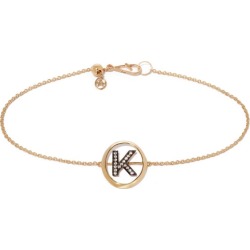 Annoushka Yellow Gold And Diamond Initial K Bracelet found on Bargain Bro from harrods (us) for USD $570.00