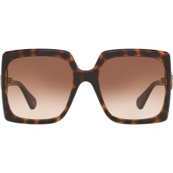 Gucci Tortoiseshell Print Square Sunglasses found on MODAPINS