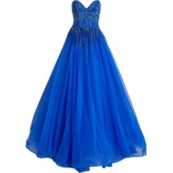 Jovani Embellished Strapless Gown found on MODAPINS