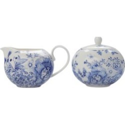 Porcelain Two-Piece Sugar Bowl & Creamer Set